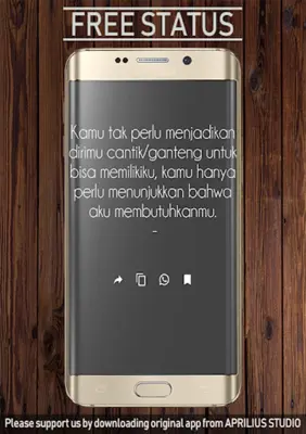 Status Wa Kata Cinta android App screenshot 9