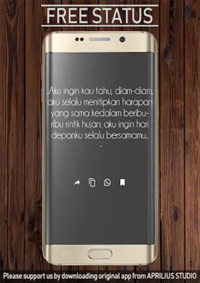 Status Wa Kata Cinta android App screenshot 10